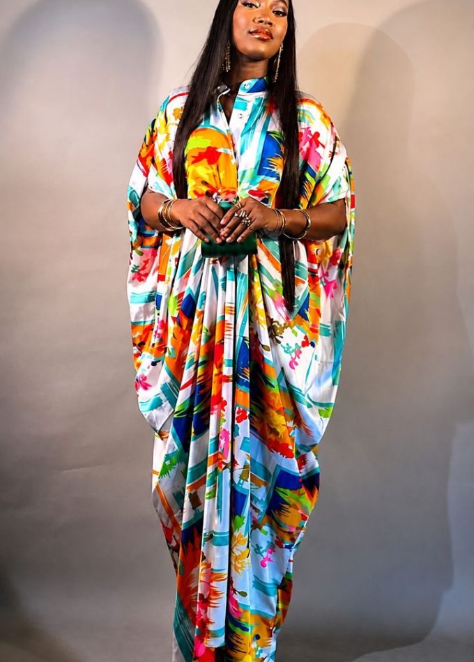 orchid glow kaftan